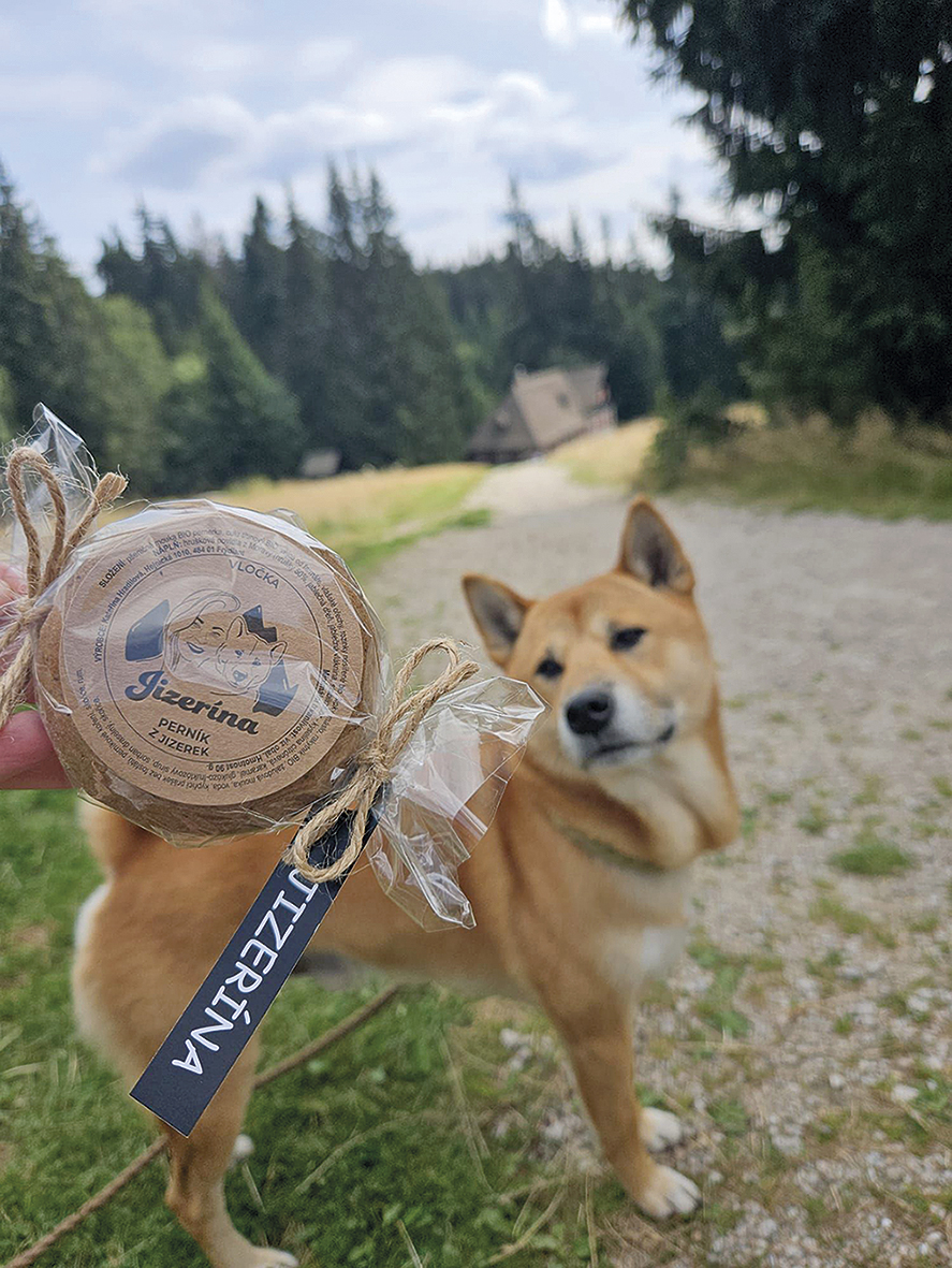 Jizerína se svým maskotem