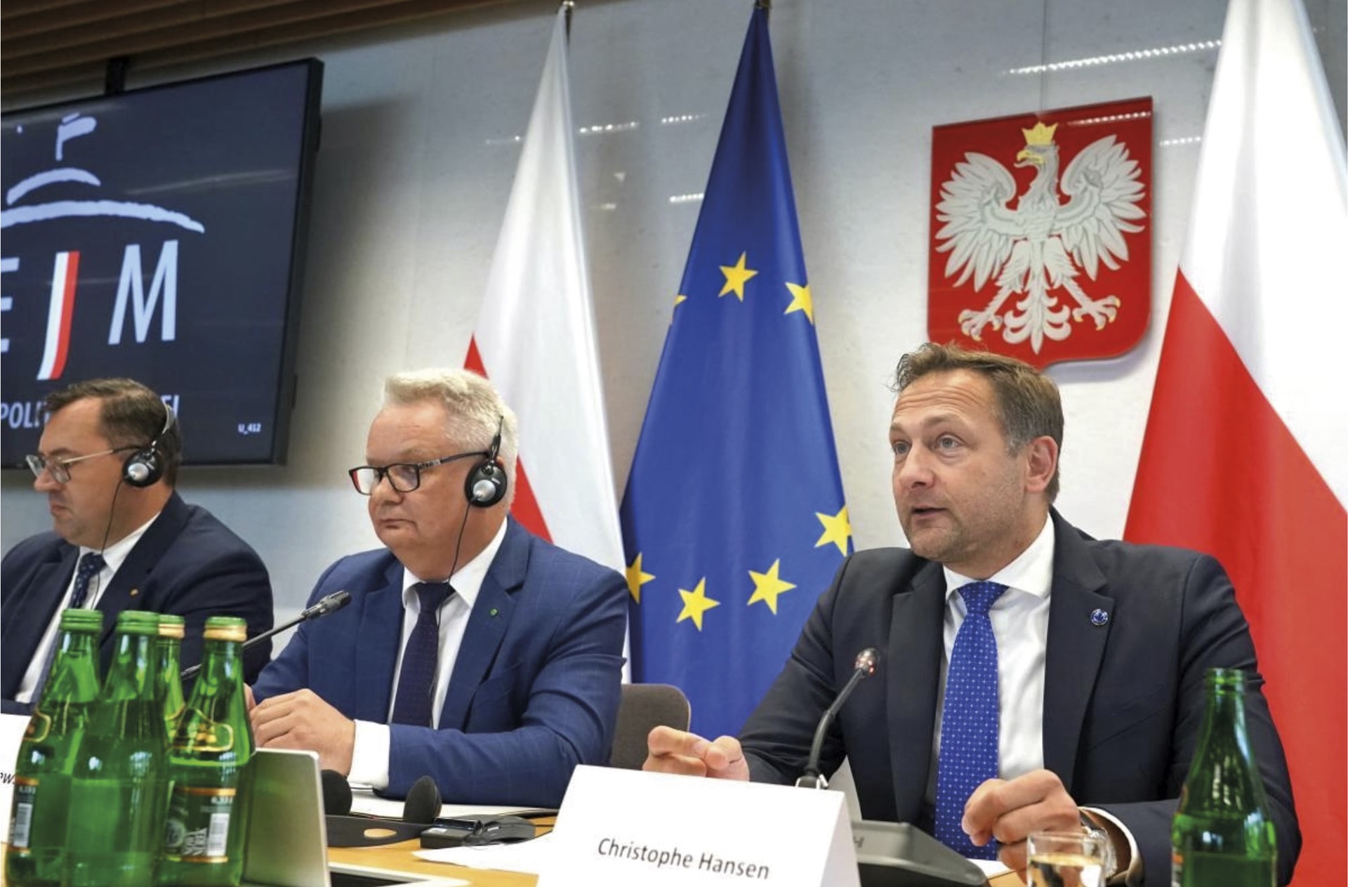 Evropský komisař pro zemědělství a venkov Christopher Hansen na jednání o budoucnosti evropského zemědělství, podpora mladých farmářů a zajištění stabilních podmínek pro rozvoj venkova v rámci nových unijních perspektiv.