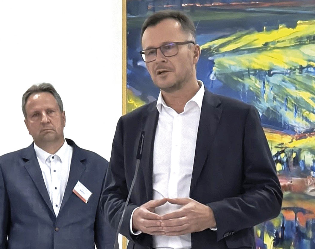 Předseda svazu včelařů Zdeněk Nekula na TK