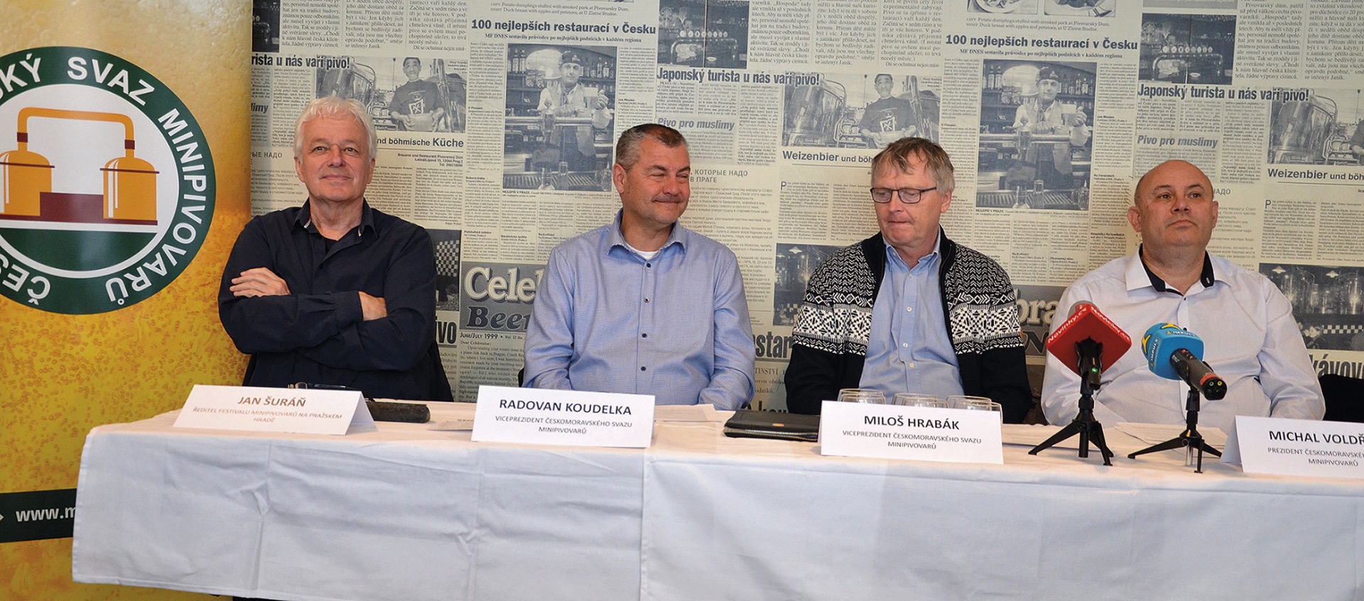 Tisková konference Svazu minipivovarů